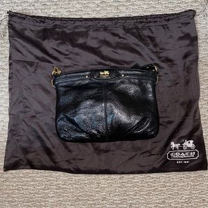 Black Coach Crossbody Purse